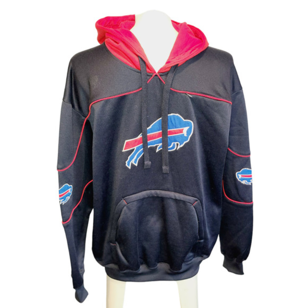 NFL Team Apparel Bills Hoodie Size L